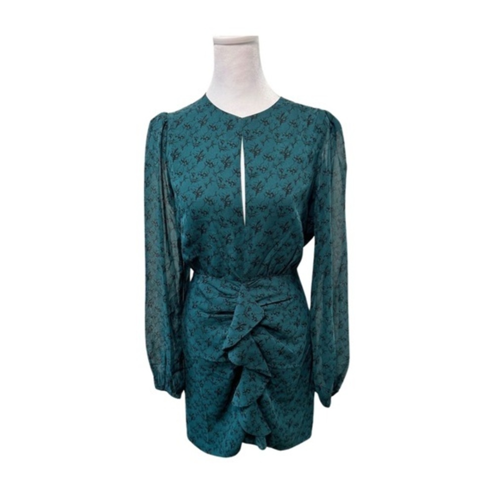 NWT Lush Green Long Sleeve Mini Dress - Perfect for New Year's Eve! Size Small